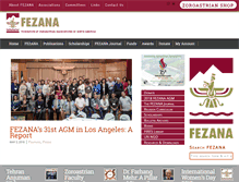 Tablet Screenshot of fezana.org